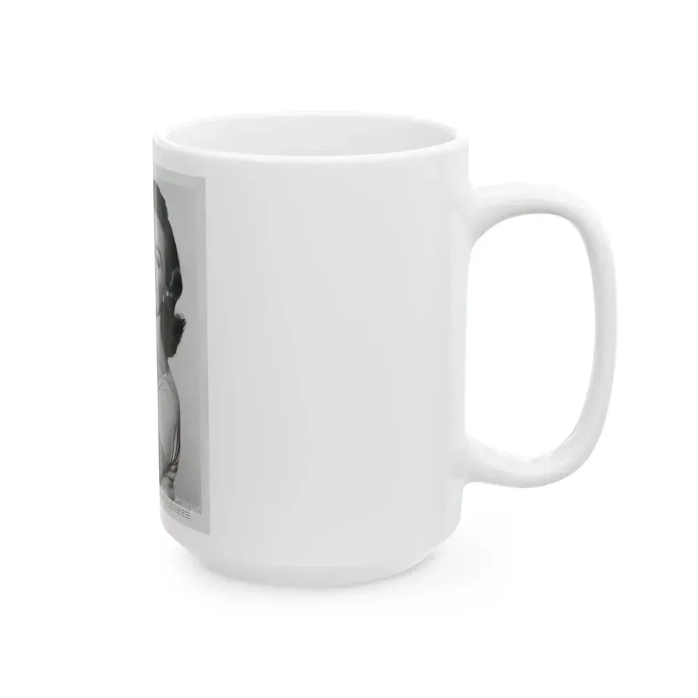 Barbara Rush #231 (Vintage Female Icon) White Coffee Mug - Go Mug Yourself