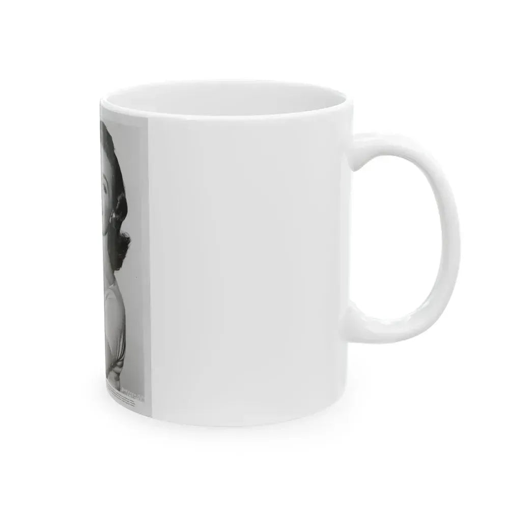 Barbara Rush #231 (Vintage Female Icon) White Coffee Mug - Go Mug Yourself