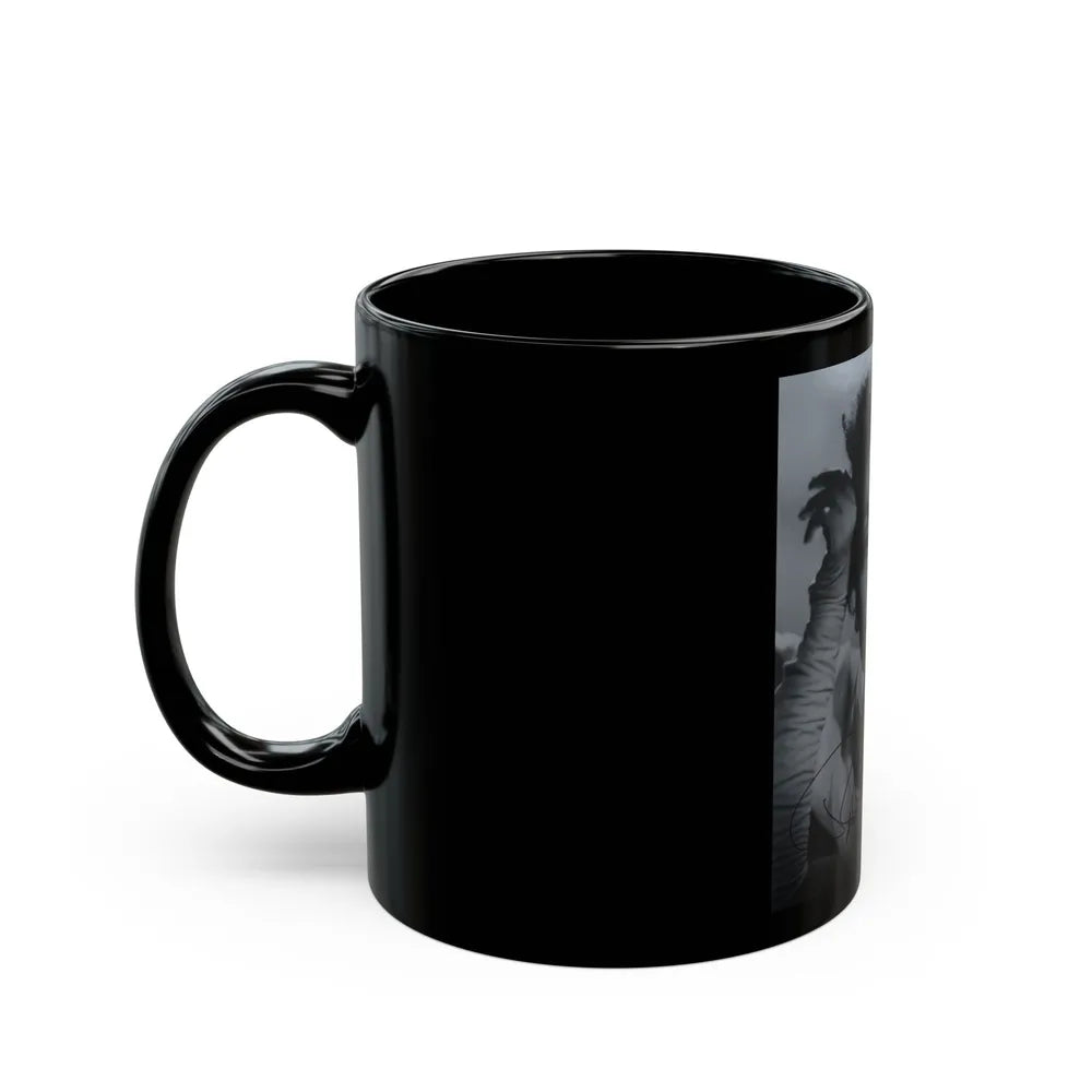 Barbara Rush #232 (Vintage Female Icon) Black Coffee Mug-Go Mug Yourself