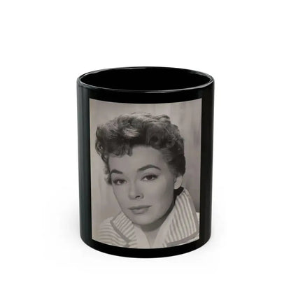 Barbara Rush #234 (Vintage Female Icon) Black Coffee Mug 11oz - Go Mug Yourself