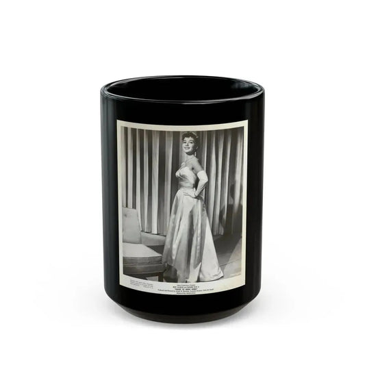 Barbara Rush #235 (Vintage Female Icon) Black Coffee Mug 15oz - Go Mug Yourself