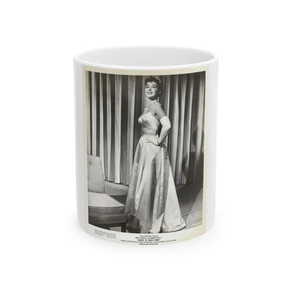 Barbara Rush #235 (Vintage Female Icon) White Coffee Mug-11oz-Go Mug Yourself