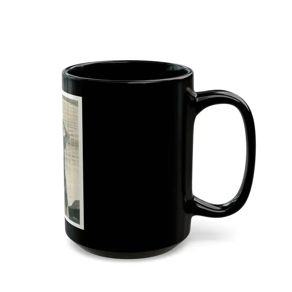 Barbara Rush #239 (Vintage Female Icon) Black Coffee Mug - Go Mug Yourself