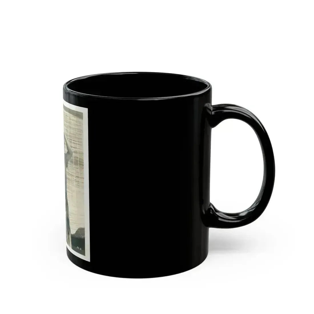 Barbara Rush #239 (Vintage Female Icon) Black Coffee Mug - Go Mug Yourself