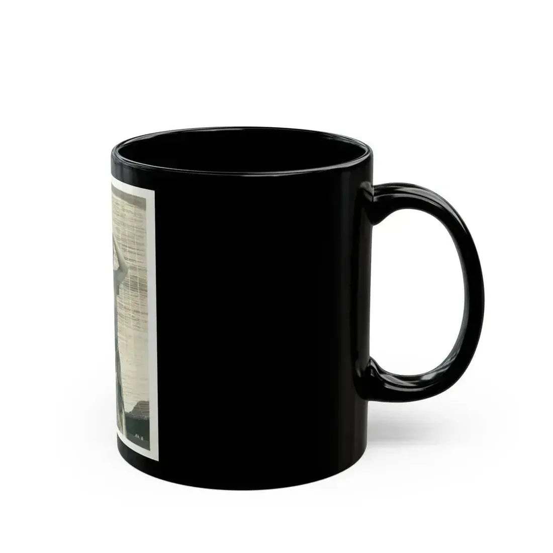 Barbara Rush #239 (Vintage Female Icon) Black Coffee Mug - Go Mug Yourself