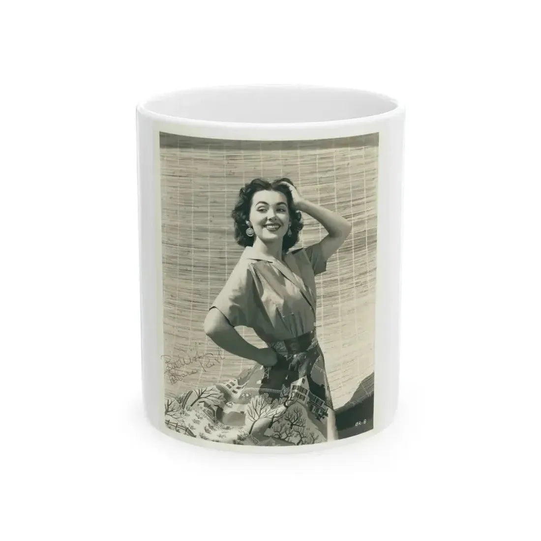 Barbara Rush #239 (Vintage Female Icon) White Coffee Mug 11oz - Go Mug Yourself