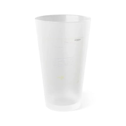 Barbara Rush #24 - Vintage 7x9 B&W Head & Shoulder Upper Body Glamour Photo from 2-19-59 1 (Vintage Female Icon) Frosted Pint Glass 16oz 16oz Frosted - Go Mug Yourself