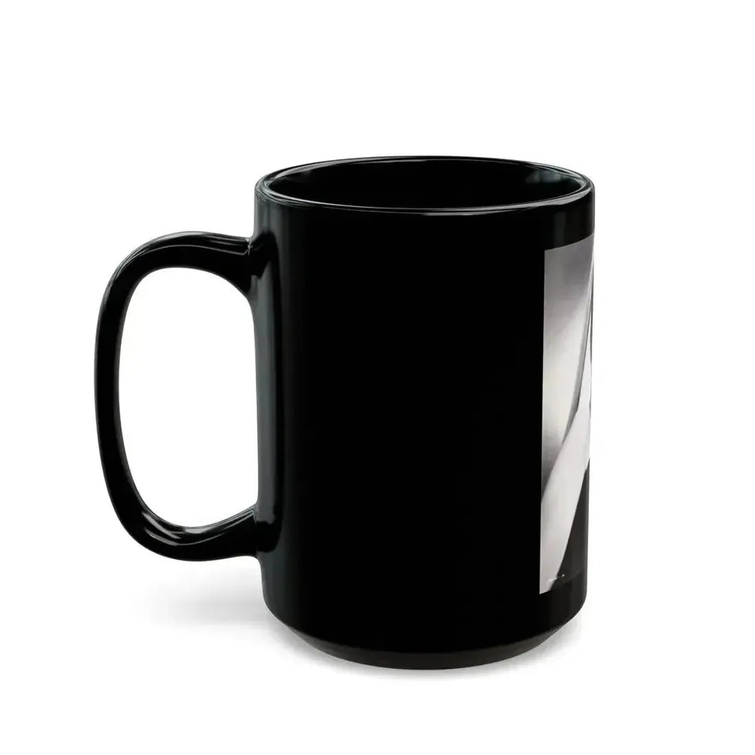 Barbara Rush #24 - Vintage 7x9 B&W Head & Shoulder Upper Body Glamour Photo from 2-19-59 (Vintage Female Icon) Black Coffee Mug - Go Mug Yourself