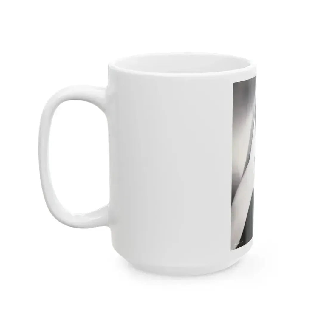 Barbara Rush #24 - Vintage 7x9 B&W Head & Shoulder Upper Body Glamour Photo from 2-19-59 (Vintage Female Icon) White Coffee Mug - Go Mug Yourself