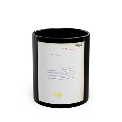 Barbara Rush #24 - Vintage 7x9 B&W Head & Shoulder Upper Body Glamour Photo from 2-19-59_1 (Vintage Female Icon) Black Coffee Mug 11oz - Go Mug Yourself