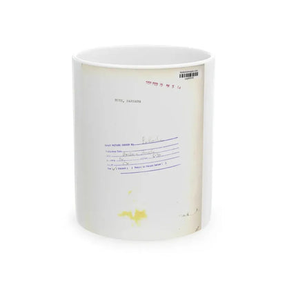 Barbara Rush #24 - Vintage 7x9 B&W Head & Shoulder Upper Body Glamour Photo from 2-19-59_1 (Vintage Female Icon) White Coffee Mug 11oz - Go Mug Yourself