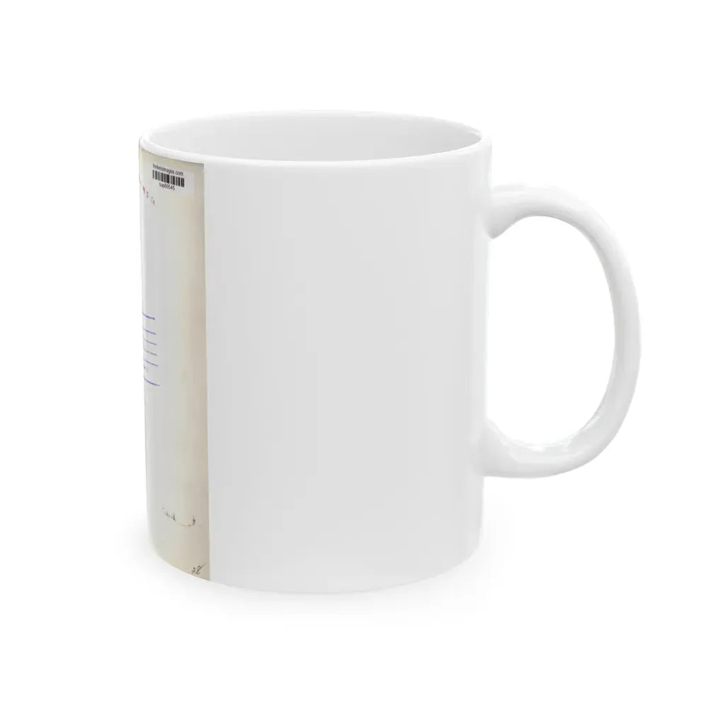 Barbara Rush #24 - Vintage 7x9 B&W Head & Shoulder Upper Body Glamour Photo from 2-19-59_1 (Vintage Female Icon) White Coffee Mug - Go Mug Yourself