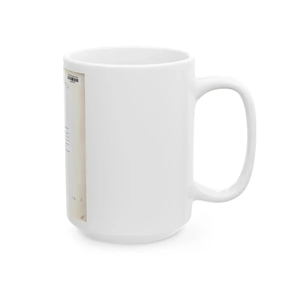 Barbara Rush #24 - Vintage 7x9 B&W Head & Shoulder Upper Body Glamour Photo from 2-19-59_1 (Vintage Female Icon) White Coffee Mug - Go Mug Yourself