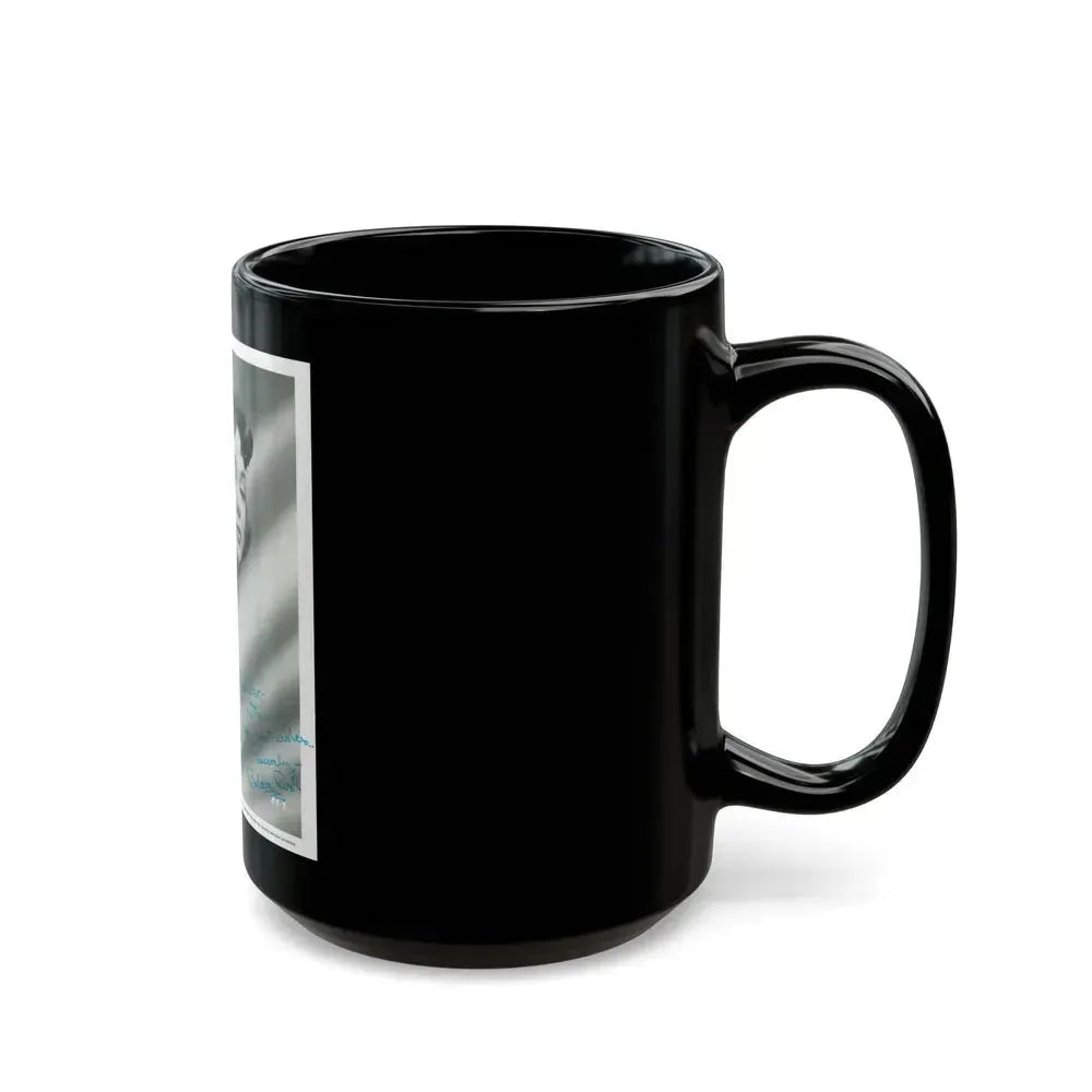 Barbara Rush #241 (Vintage Female Icon) Black Coffee Mug - Go Mug Yourself