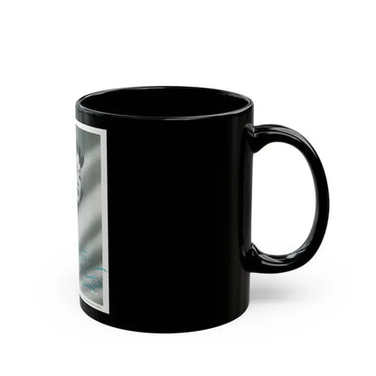 Barbara Rush #241 (Vintage Female Icon) Black Coffee Mug - Go Mug Yourself