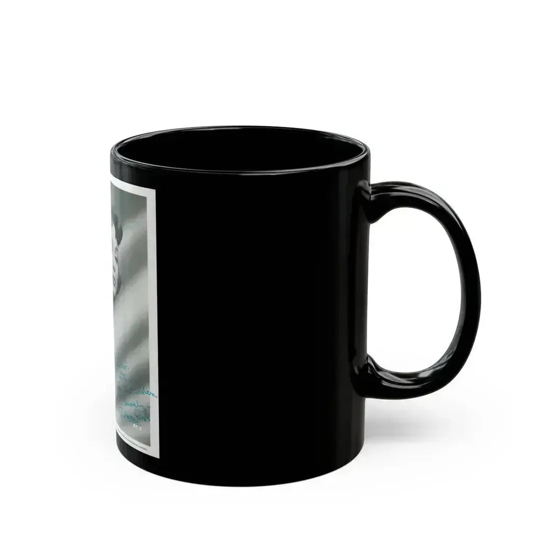 Barbara Rush #241 (Vintage Female Icon) Black Coffee Mug - Go Mug Yourself