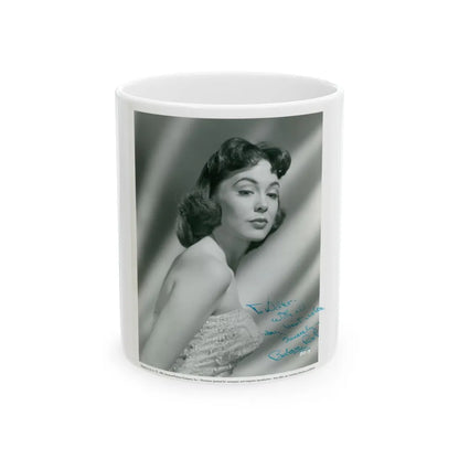 Barbara Rush #241 (Vintage Female Icon) White Coffee Mug-11oz-Go Mug Yourself