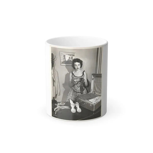 Barbara Rush #243 (Vintage Female Icon) Color Changing Coffee Mug 11oz - Go Mug Yourself