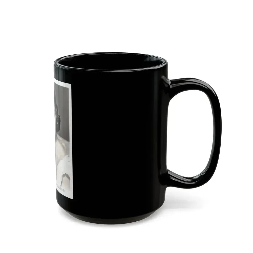 Barbara Rush #245 (Vintage Female Icon) Black Coffee Mug - Go Mug Yourself