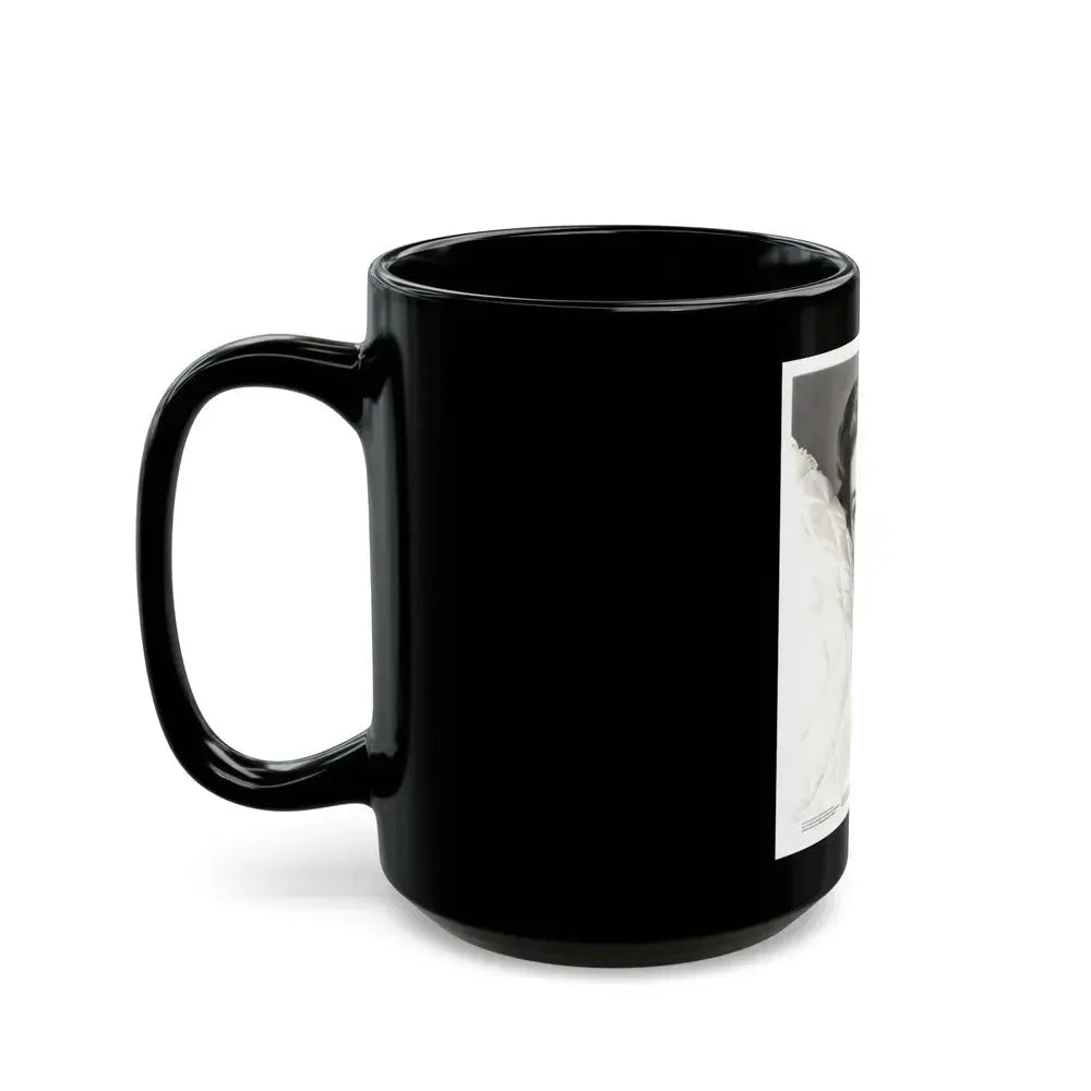 Barbara Rush #245 (Vintage Female Icon) Black Coffee Mug - Go Mug Yourself