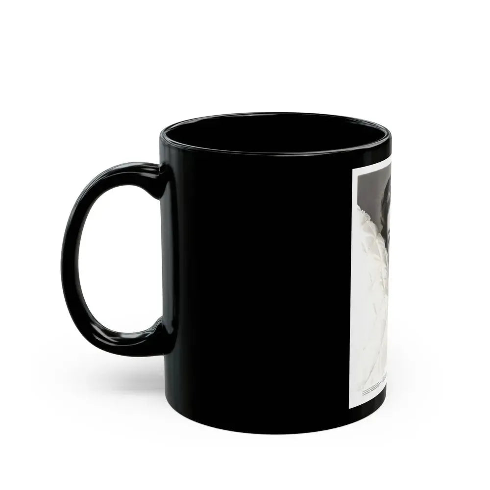 Barbara Rush #245 (Vintage Female Icon) Black Coffee Mug - Go Mug Yourself