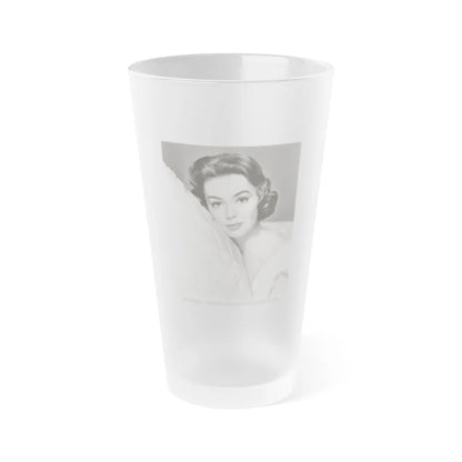 Barbara Rush #245 (Vintage Female Icon) Frosted Pint Glass 16oz-16oz-Frosted-Go Mug Yourself