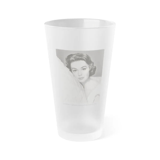 Barbara Rush #245 (Vintage Female Icon) Frosted Pint Glass 16oz-16oz-Frosted-Go Mug Yourself