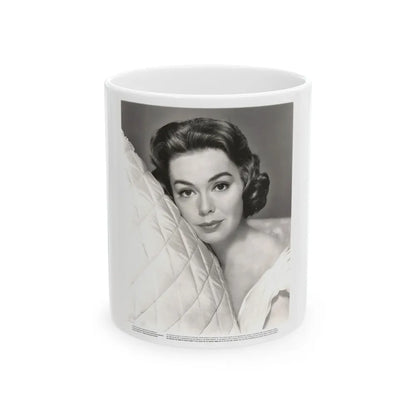 Barbara Rush #245 (Vintage Female Icon) White Coffee Mug-11oz-Go Mug Yourself