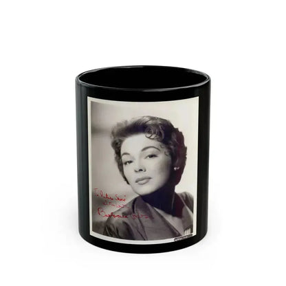 Barbara Rush #246 (Vintage Female Icon) Black Coffee Mug 11oz - Go Mug Yourself