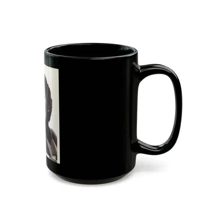 Barbara Rush #246 (Vintage Female Icon) Black Coffee Mug - Go Mug Yourself