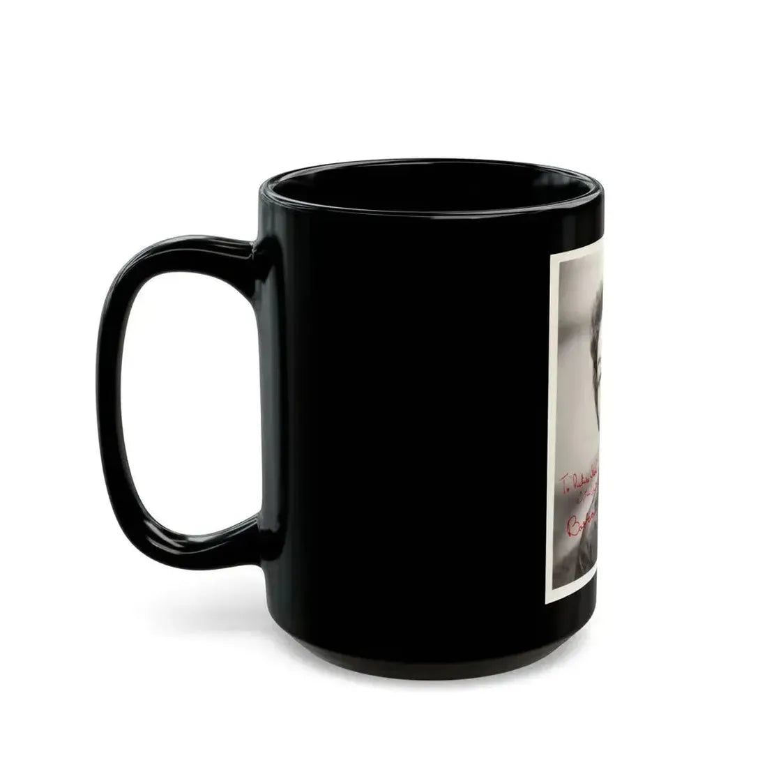 Barbara Rush #246 (Vintage Female Icon) Black Coffee Mug - Go Mug Yourself