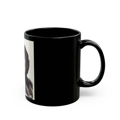 Barbara Rush #246 (Vintage Female Icon) Black Coffee Mug - Go Mug Yourself