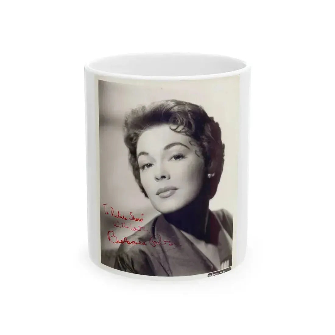 Barbara Rush #246 (Vintage Female Icon) White Coffee Mug 11oz - Go Mug Yourself
