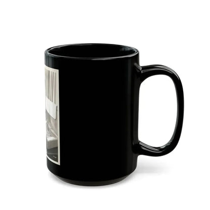 Barbara Rush #247 (Vintage Female Icon) Black Coffee Mug - Go Mug Yourself