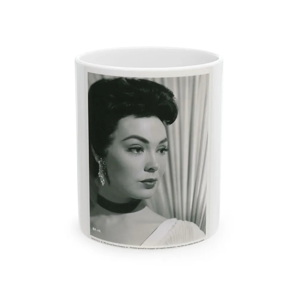 Barbara Rush #248 (Vintage Female Icon) White Coffee Mug-11oz-Go Mug Yourself