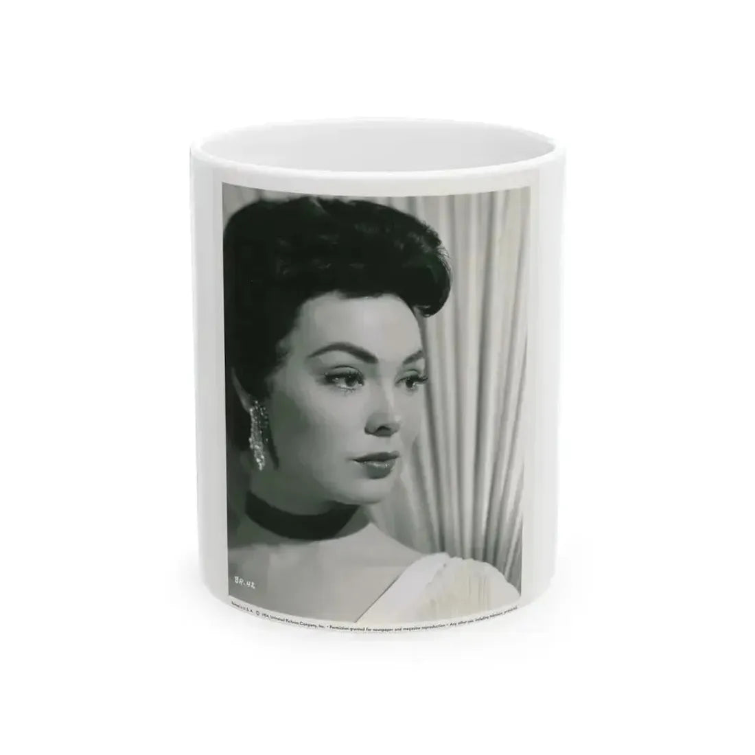 Barbara Rush #248 (Vintage Female Icon) White Coffee Mug 11oz - Go Mug Yourself