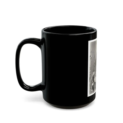 Barbara Rush #252 (Vintage Female Icon) Black Coffee Mug-Go Mug Yourself