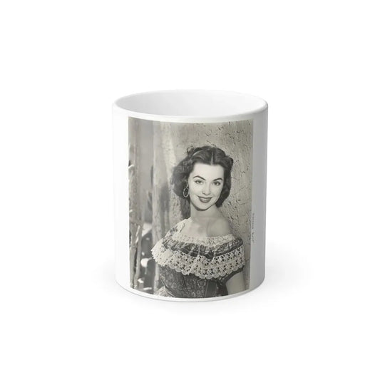 Barbara Rush #252 (Vintage Female Icon) Color Changing Coffee Mug 11oz - Go Mug Yourself