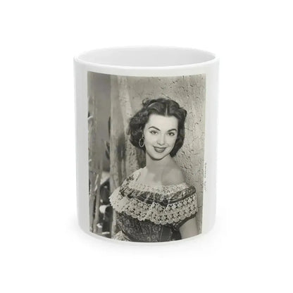 Barbara Rush #252 (Vintage Female Icon) White Coffee Mug 11oz - Go Mug Yourself