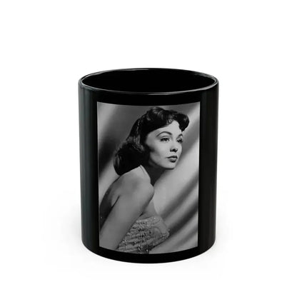 Barbara Rush #258 (Vintage Female Icon) Black Coffee Mug 11oz - Go Mug Yourself