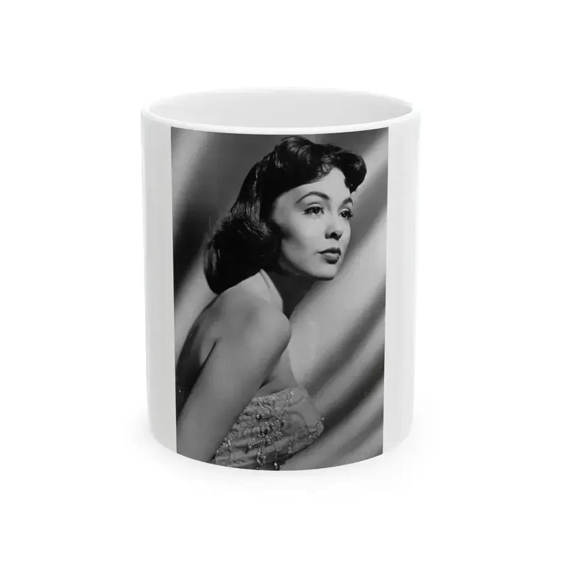 Barbara Rush #258 (Vintage Female Icon) White Coffee Mug 11oz - Go Mug Yourself