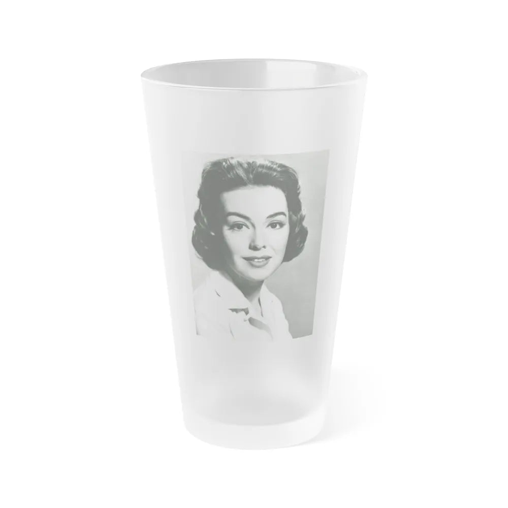 Barbara Rush #259 (Vintage Female Icon) Frosted Pint Glass 16oz-16oz-Frosted-Go Mug Yourself