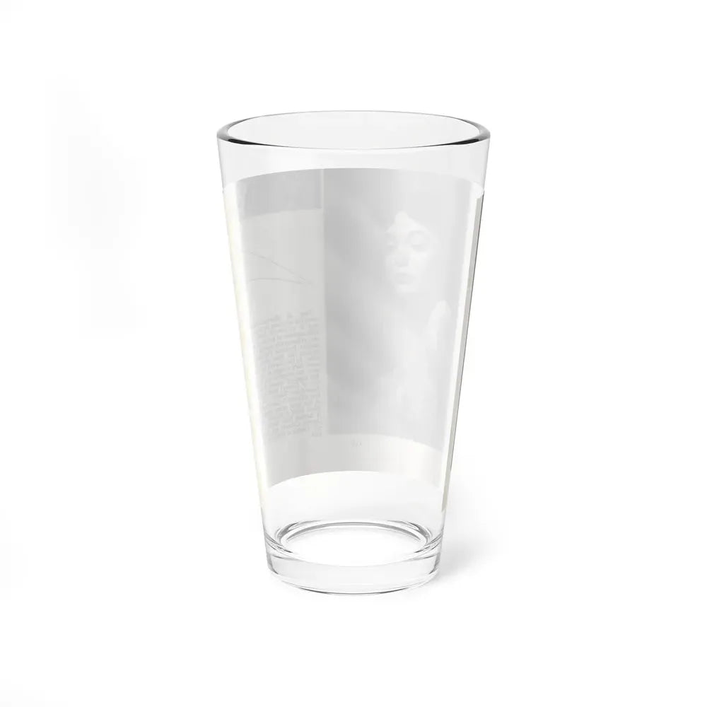 Barbara Rush #278 - 5.25x7.25 B&W Magazine Page Clipping Glamour Photo & Caption (Vintage Female Icon) Pint Glass 16oz - Go Mug Yourself
