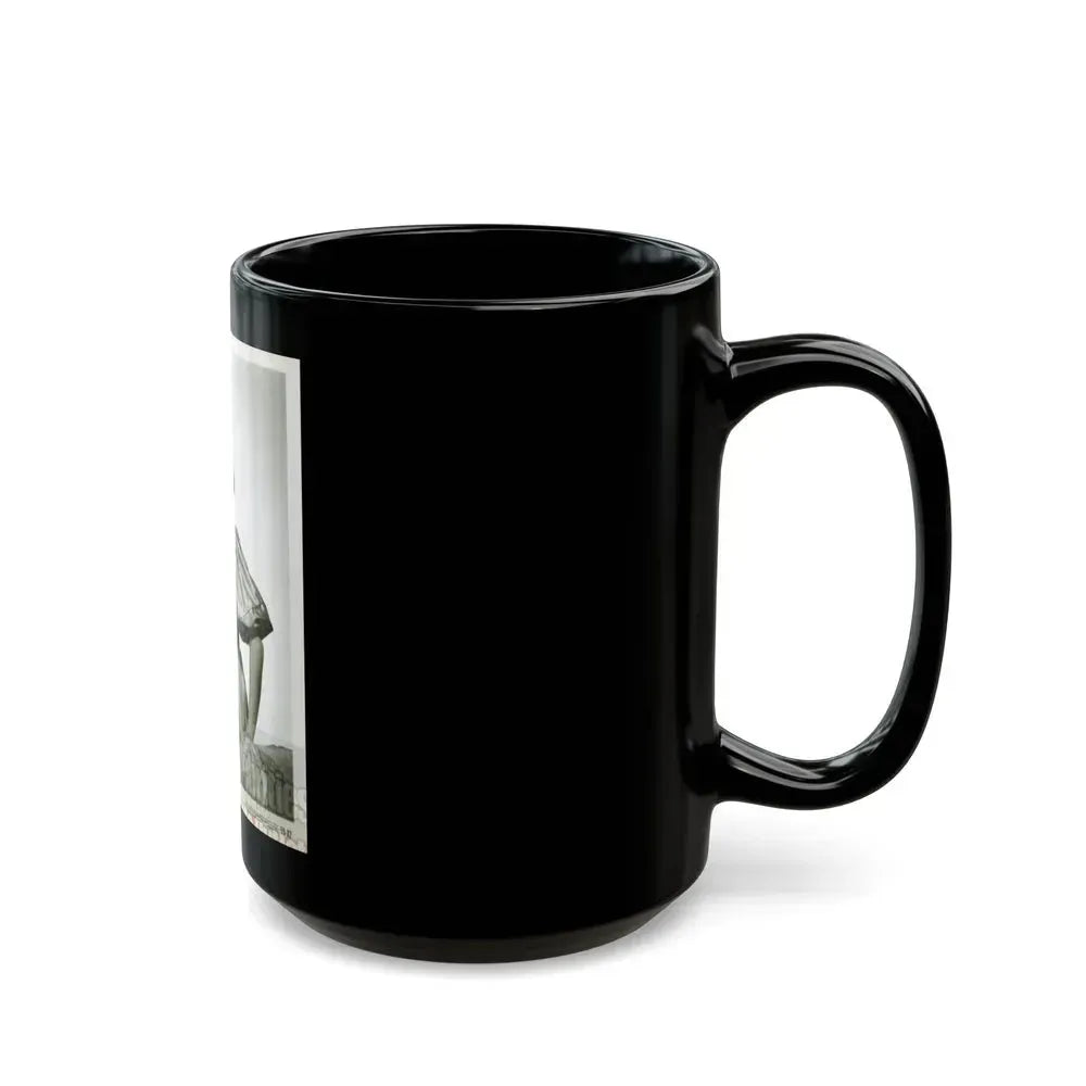 Barbara Rush #34 (Vintage Female Icon) Black Coffee Mug - Go Mug Yourself
