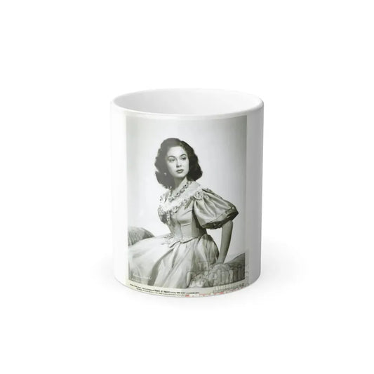 Barbara Rush #34 (Vintage Female Icon) Color Changing Coffee Mug 11oz - Go Mug Yourself