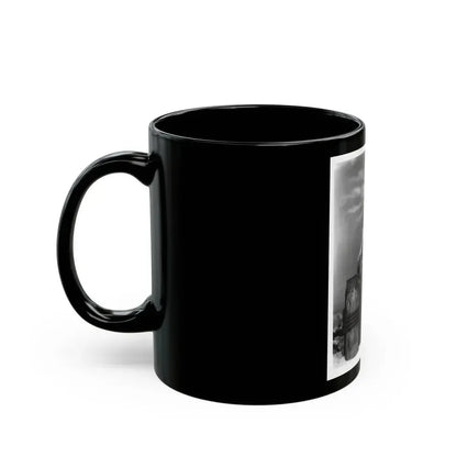 Barbara Rush #37 - 8x10 B&W Full Body 1-Piece Swimsuit Cheesecake Photo (Vintage Female Icon) Black Coffee Mug - Go Mug Yourself