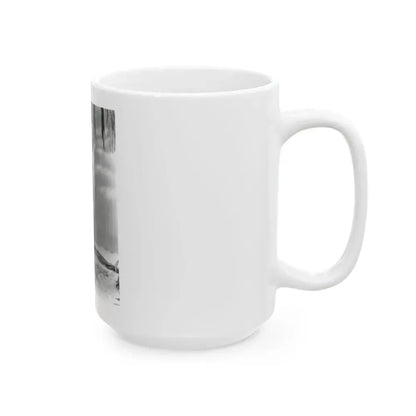 Barbara Rush #37 - 8x10 B&W Full Body 1-Piece Swimsuit Cheesecake Photo (Vintage Female Icon) White Coffee Mug - Go Mug Yourself