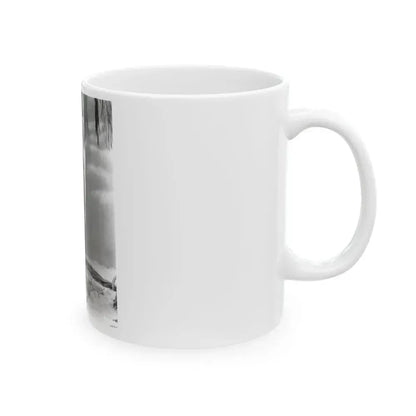 Barbara Rush #37 - 8x10 B&W Full Body 1-Piece Swimsuit Cheesecake Photo (Vintage Female Icon) White Coffee Mug - Go Mug Yourself