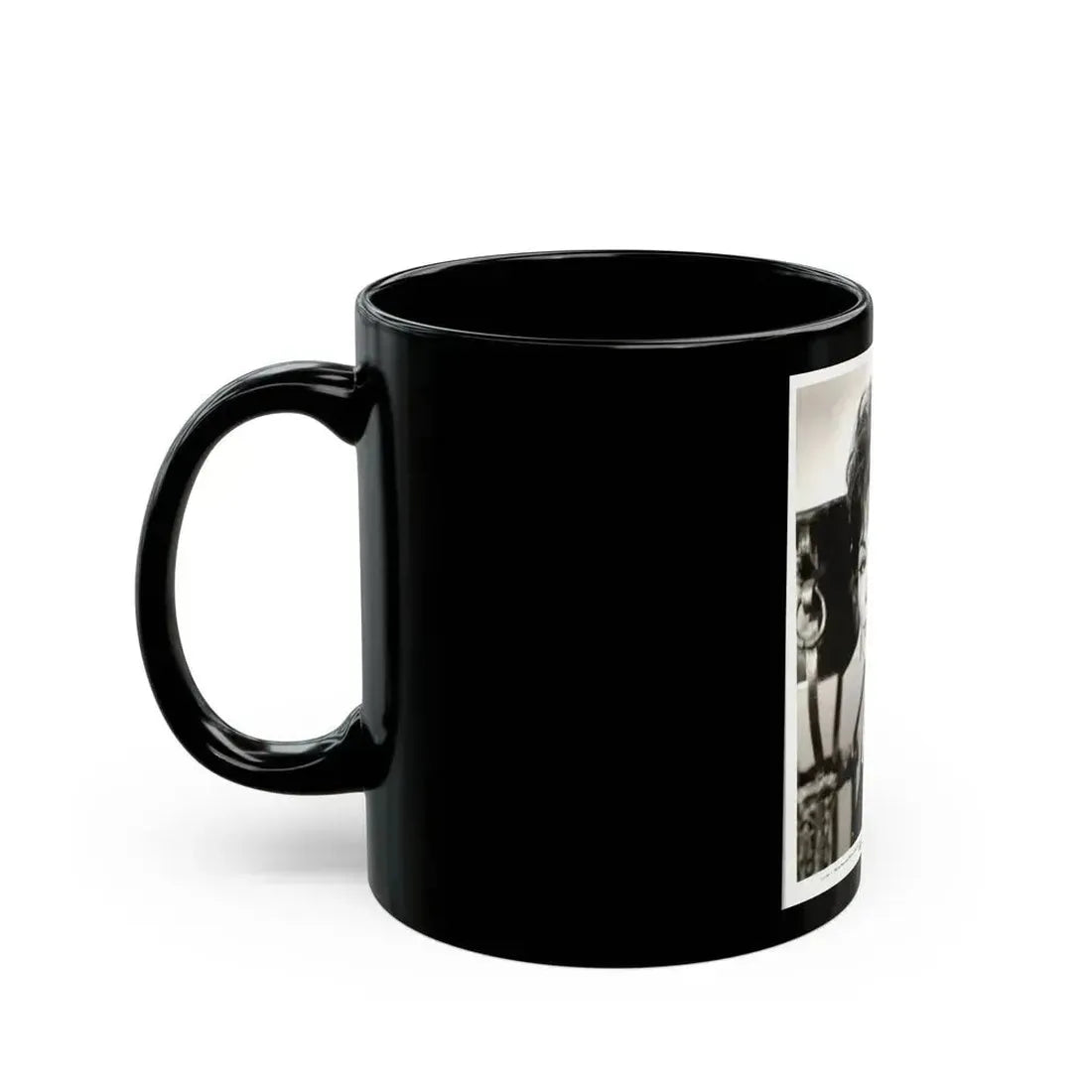 Barbara Rush #44 (Vintage Female Icon) Black Coffee Mug - Go Mug Yourself