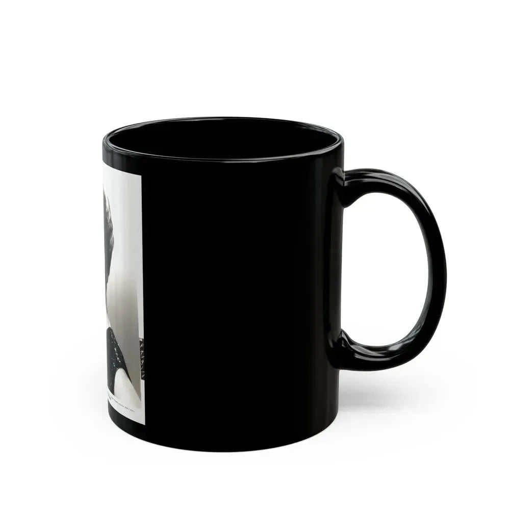 Barbara Rush #44 (Vintage Female Icon) Black Coffee Mug - Go Mug Yourself